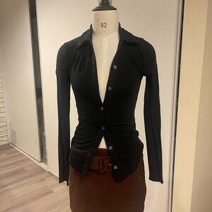 Aritzia Wilfred Button-Up Top